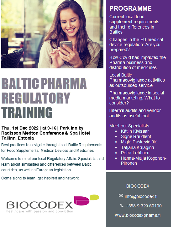 baltic regulatory training